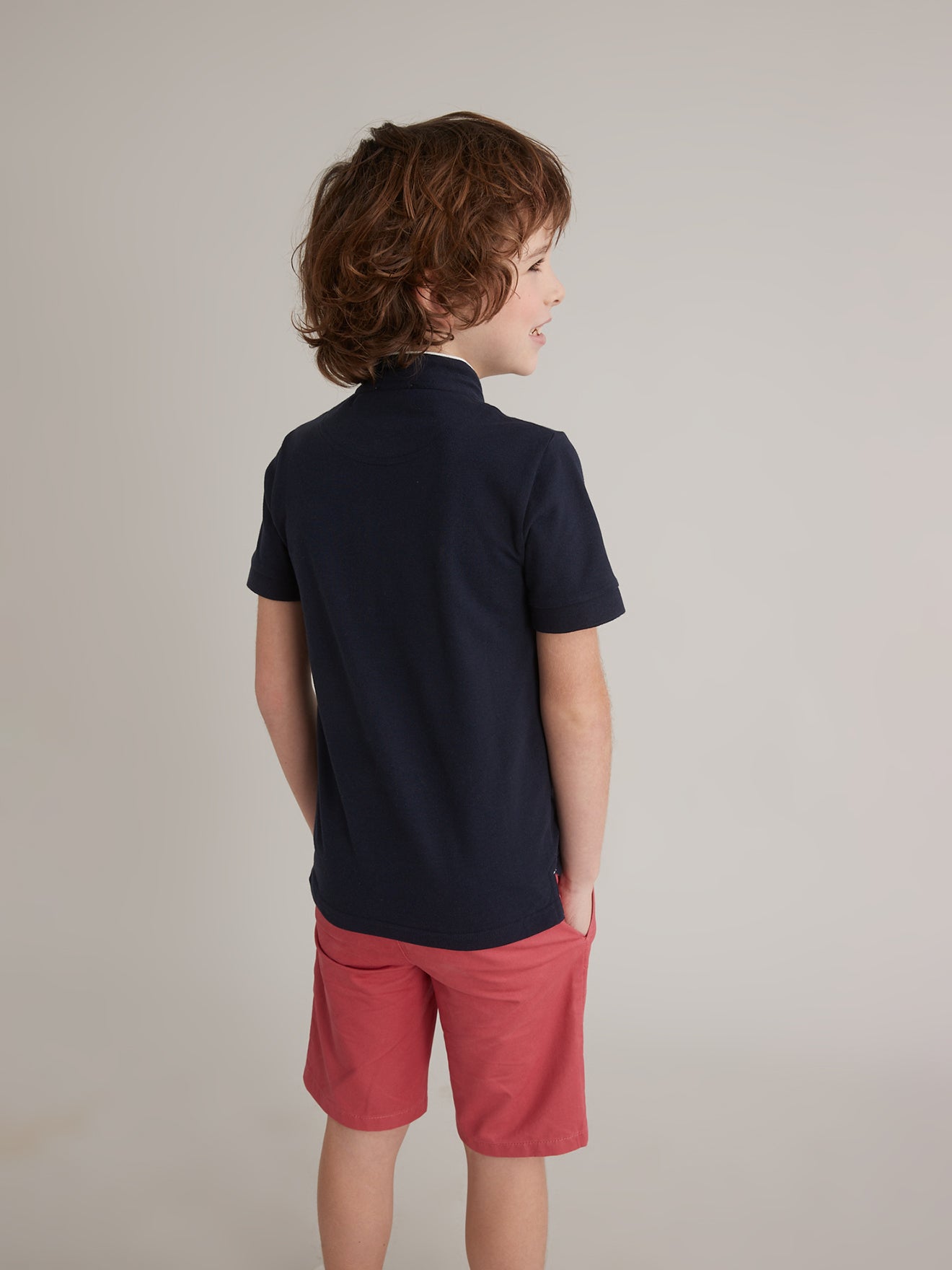 Jungen-Poloshirt – Bio-Baumwolle