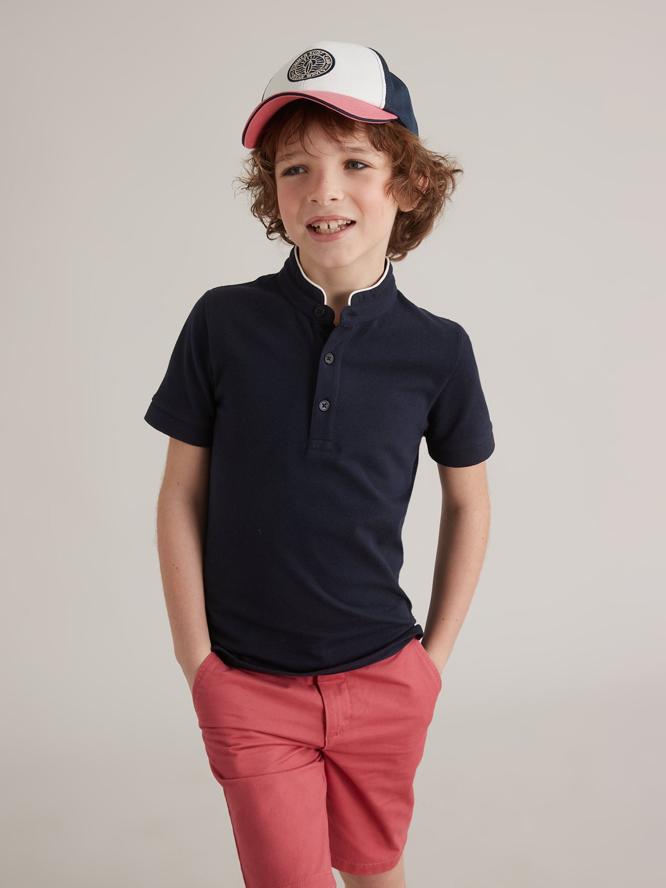 Jungen-Poloshirt – Bio-Baumwolle