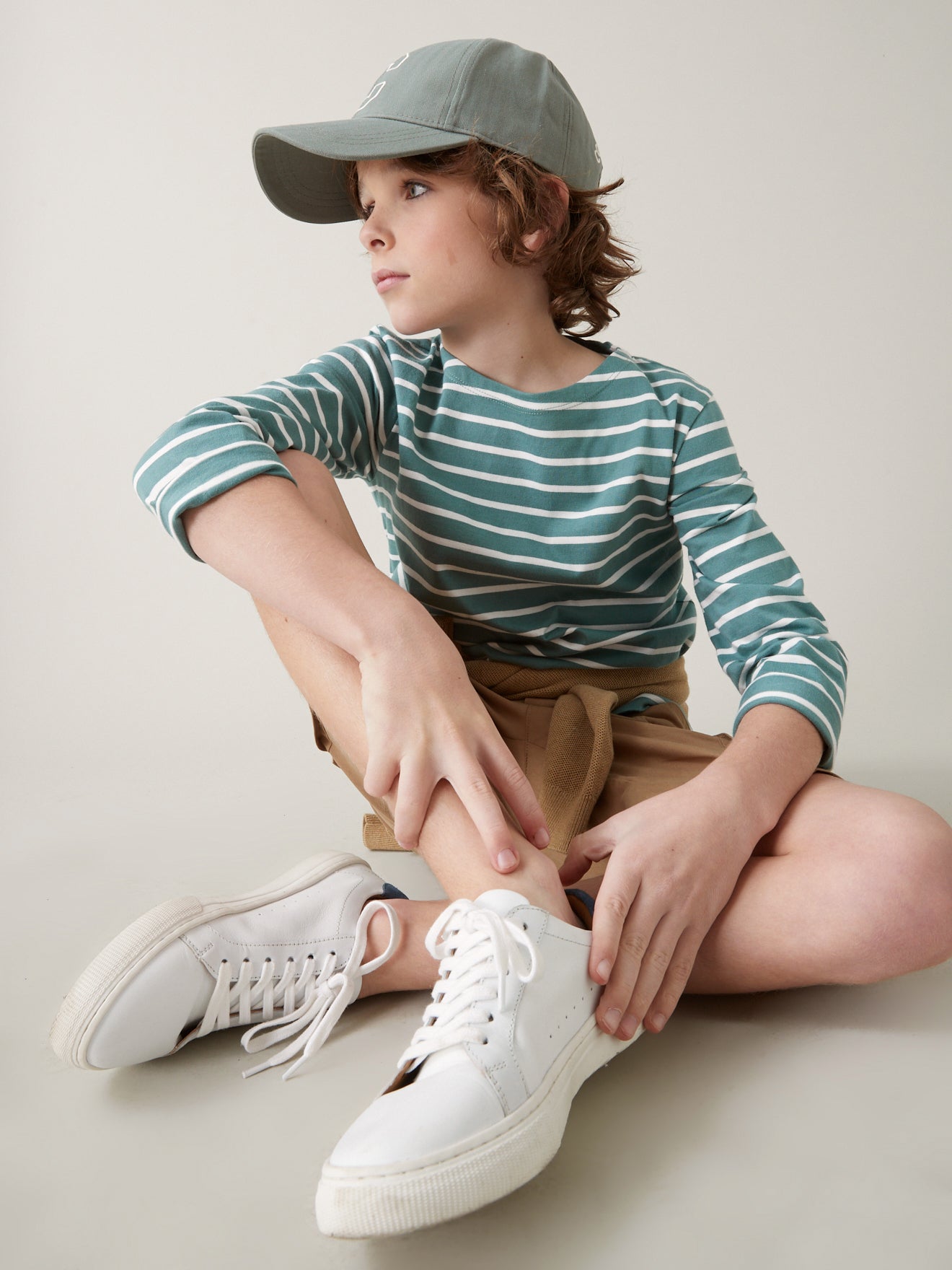 Jungen-T-Shirt im Marine-Look - Bio-Baumwolle