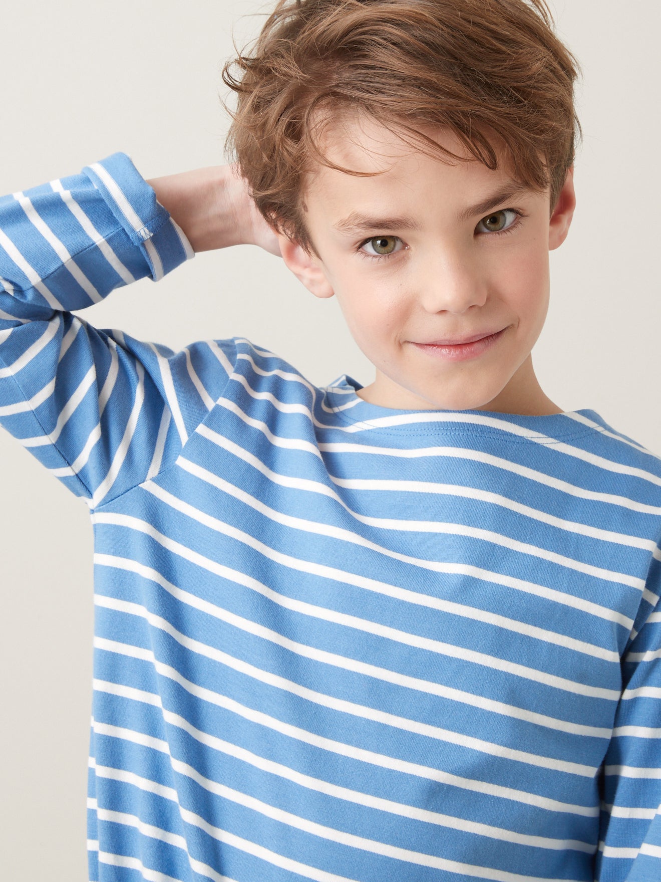 Jungen-T-Shirt im Marine-Look - Bio-Baumwolle