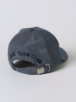Kinder-Schirmmütze « Cool Team Club » aus Denim